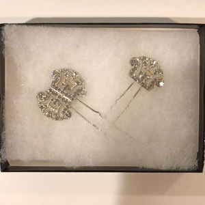 🆕  Art Deco Swarovski crystal hairpins